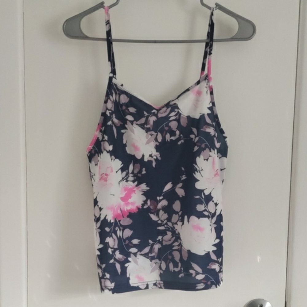 Floral silky pajama set